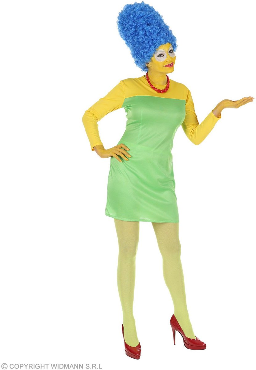 The Simpsons Kostuum | Mevrouw Simpson Cartoon Kostuum | Large | Carnaval kostuum | Verkleedkleding